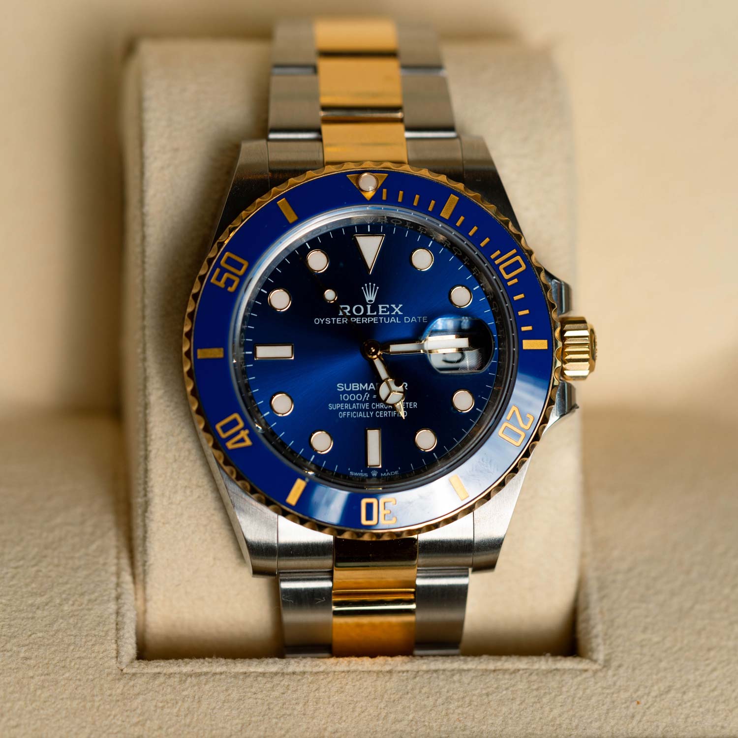 Rolex Submariner Bluesy 126613LB 41 Two-tone 18k Gold 2024 | Preowned