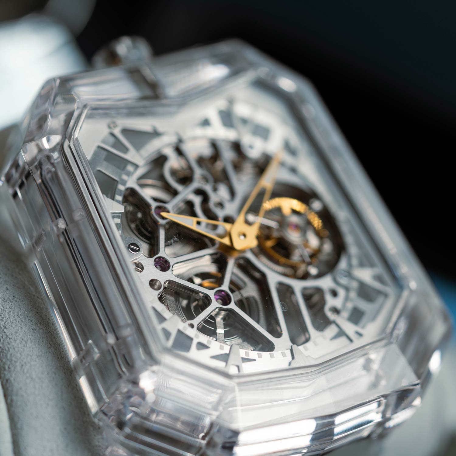 AVENTI A11 Sapphire Tourbillon Skeleton All Sapphire Case | Box & Papers 2022| Preowned
