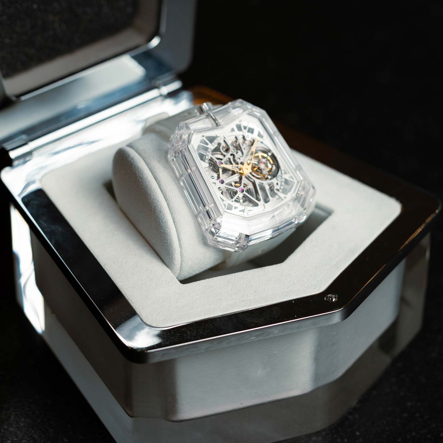 AVENTI A11 Sapphire Tourbillon Skeleton All Sapphire Case | Box & Papers 2022| Preowned
