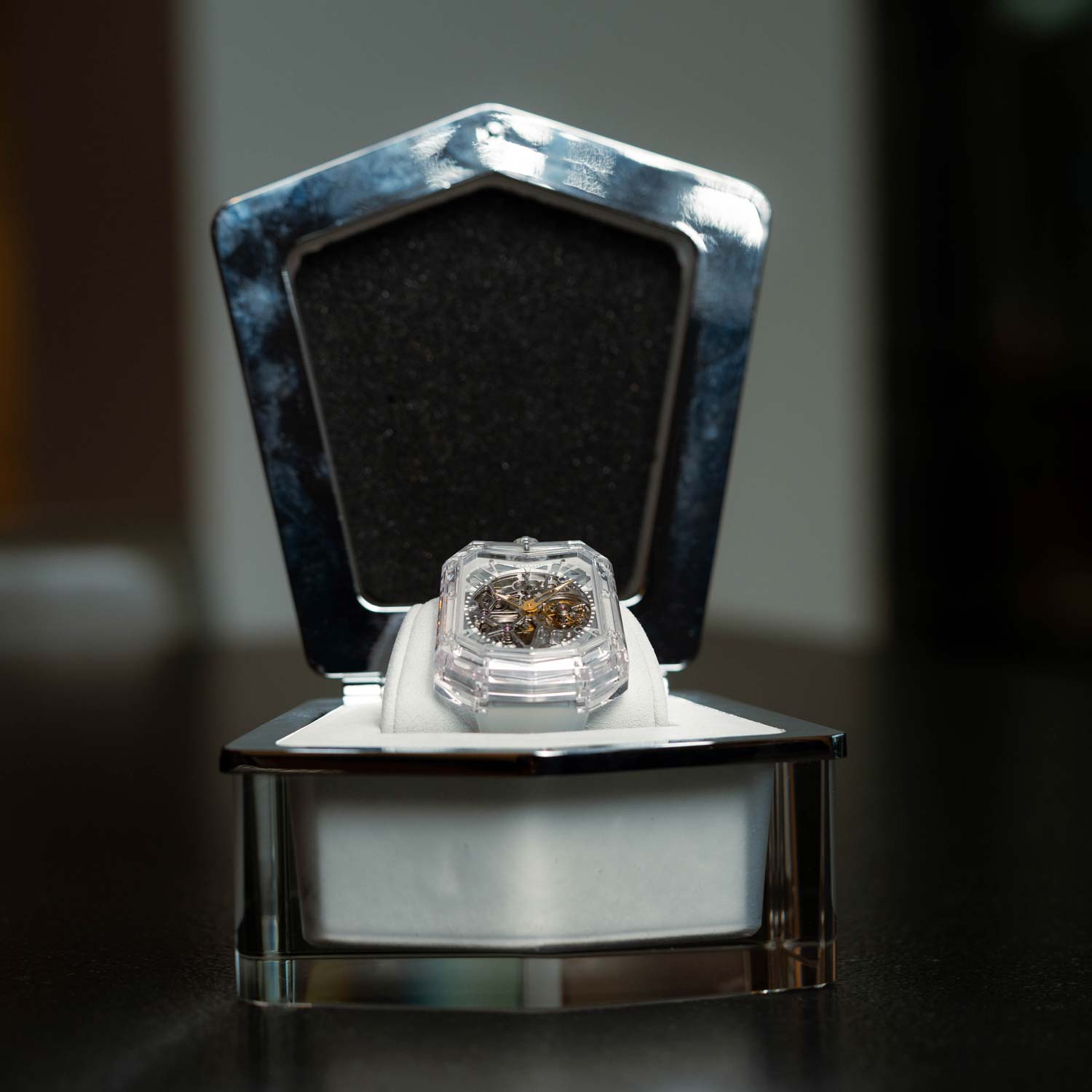 AVENTI A11 Sapphire Tourbillon Skeleton All Sapphire Case | Box & Papers 2022| Preowned