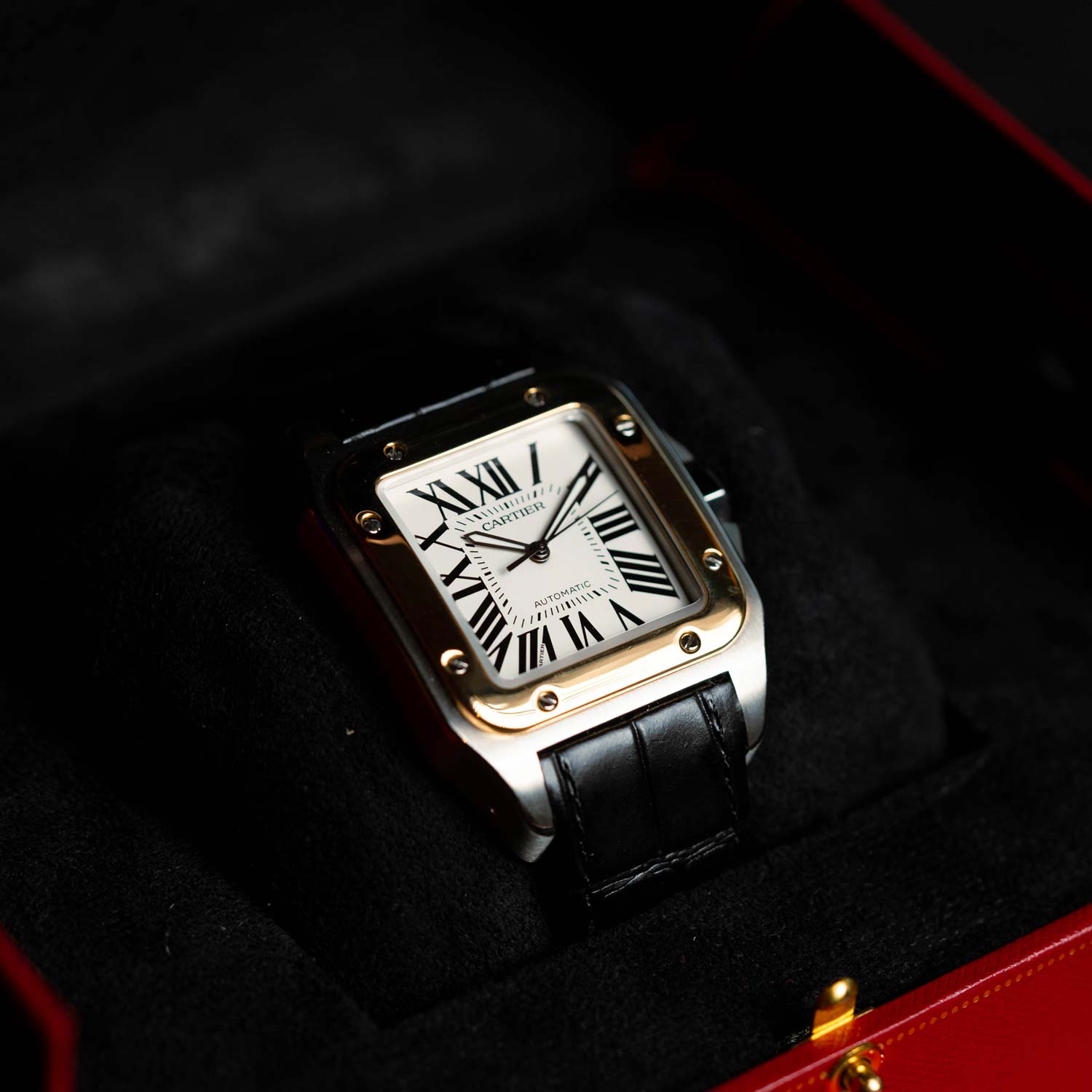 Cartier Santos 100 XL W20072X7 Two-Tone 18K Yellow Gold - Rare 2024 Card | Preowned