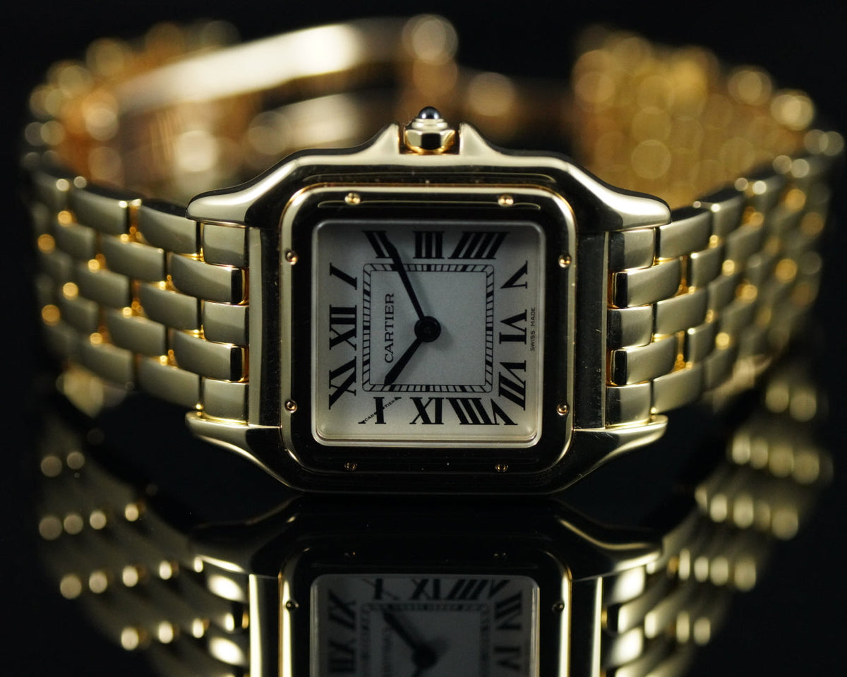Cartier Panthère Medium 18K Yellow Gold Watch New & Unworn