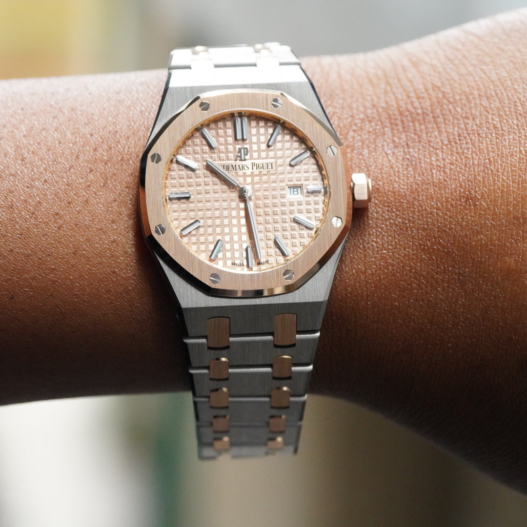Audemars Piguet Royal Oak 67650SR 33mm 18k Two-tone Mint| Complete Set| Full Links