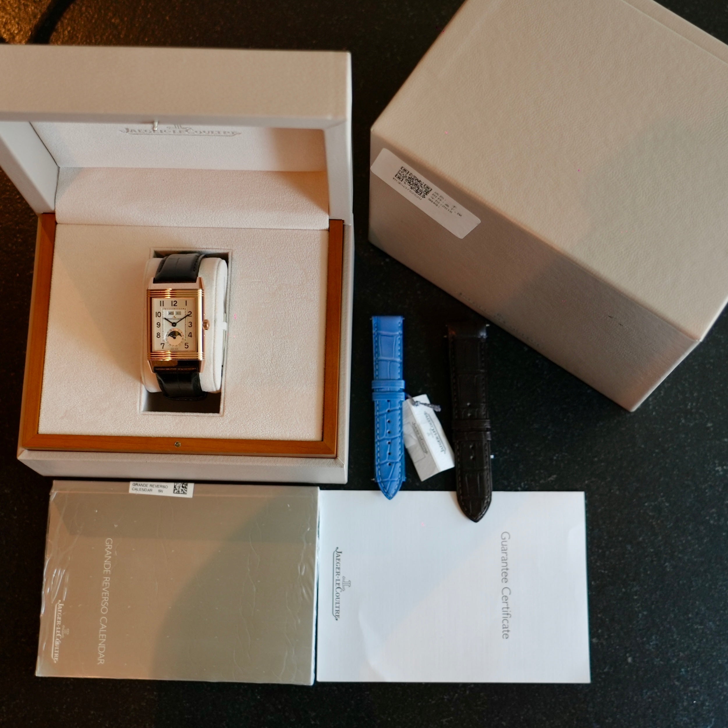 Jaeger-LeCoultre Grande Reverso Calendar Duo face 18k Rose Gold Q3752520 273.2.84 | Preowned