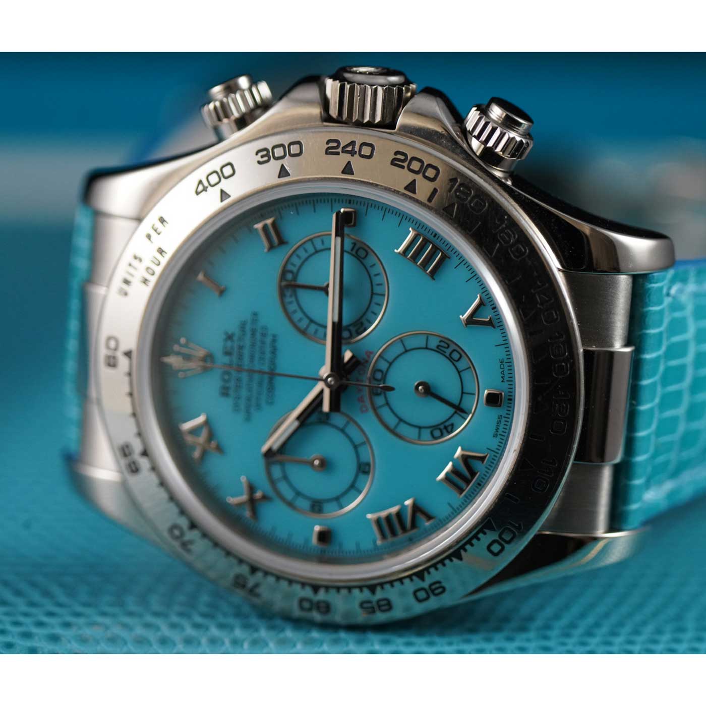 Rolex Daytona Beach Edition Rare Blue Roman Dial 116519 Complete Set | Preowned