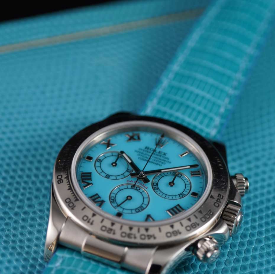 Rolex Daytona Beach Edition Rare Blue Roman Dial 116519 Complete Set | Preowned