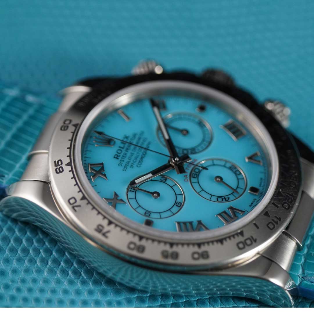 Rolex Daytona Beach Edition Rare Blue Roman Dial 116519 Complete Set | Preowned