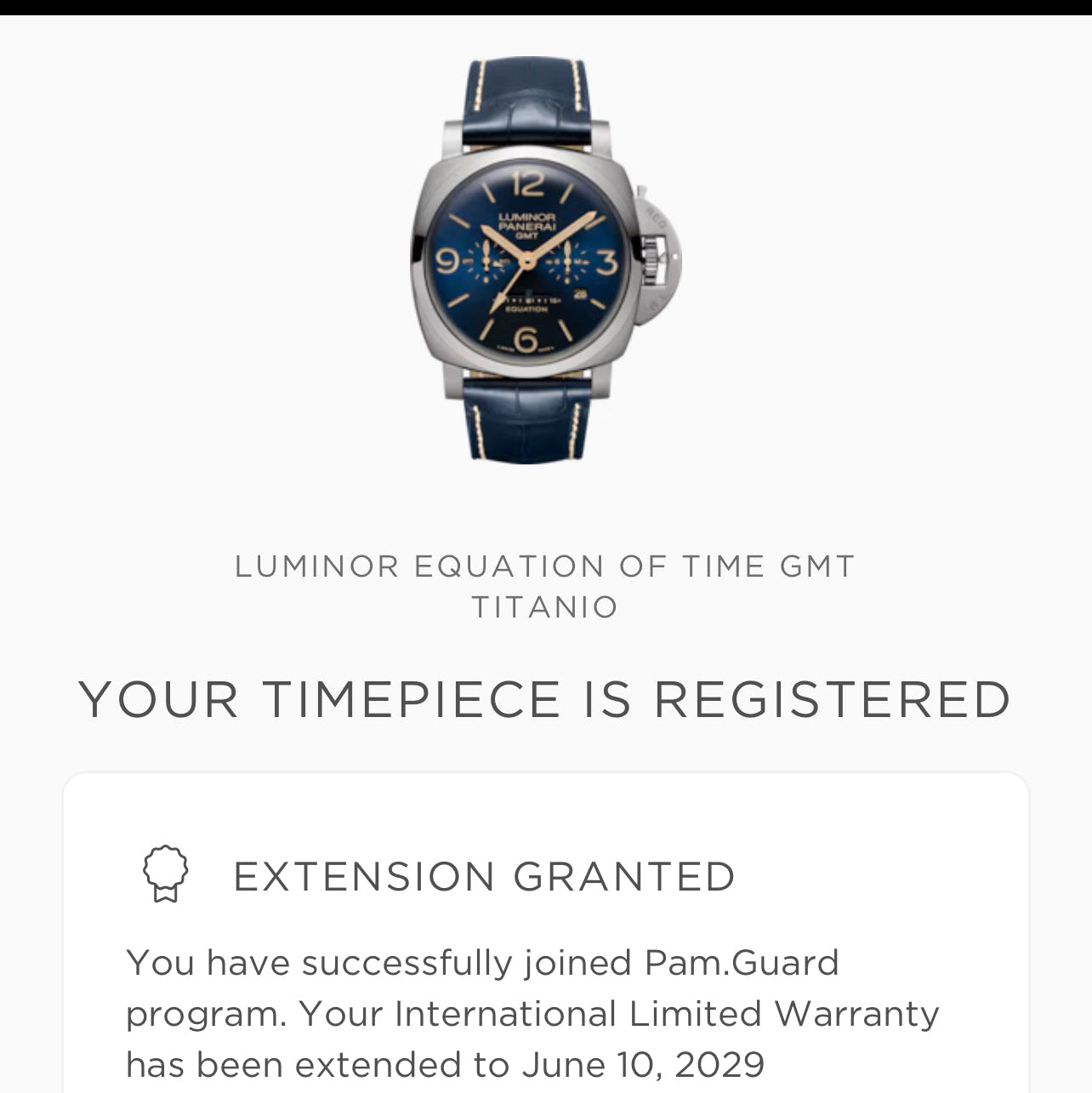 Panerai Luminor 1950 PAM00670 PAM 670 Equation Of Time 8 Days GMT Blue Dial 2021