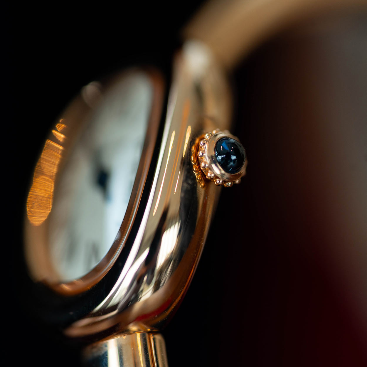 Cartier Baignoire Rose Gold White Roman Dial Size 16 Unworn