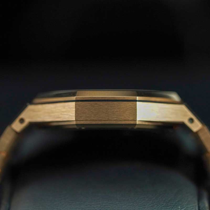 Audemars Piguet Royal Oak 15551or 37mm Rose Gold Blue Dial Factory Diamond Bezel 2026 Box & Papers