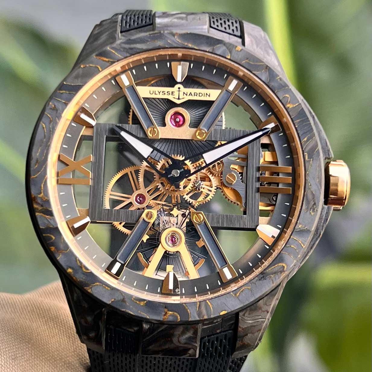 Ulysse Nardin Executive Blast X Carbon Skeleton 18k Rose Gold 3715-260/CARB | Preowned