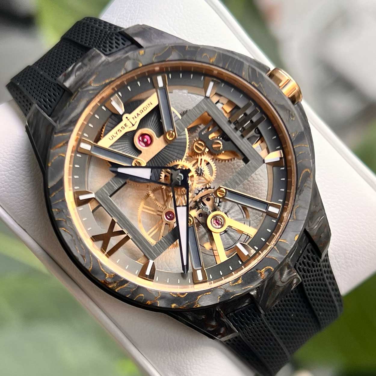 Ulysse Nardin Executive Blast X Carbon Skeleton 18k Rose Gold 3715-260/CARB | Preowned
