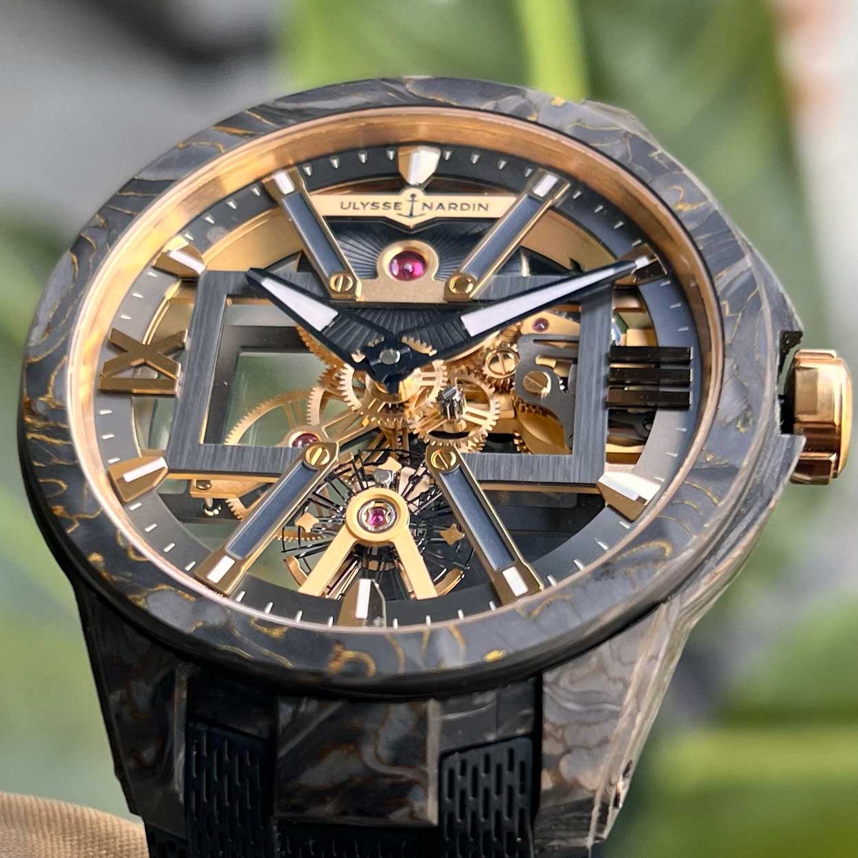 Ulysse Nardin Executive Blast X Carbon Skeleton 18k Rose Gold 3715-260/CARB | Preowned