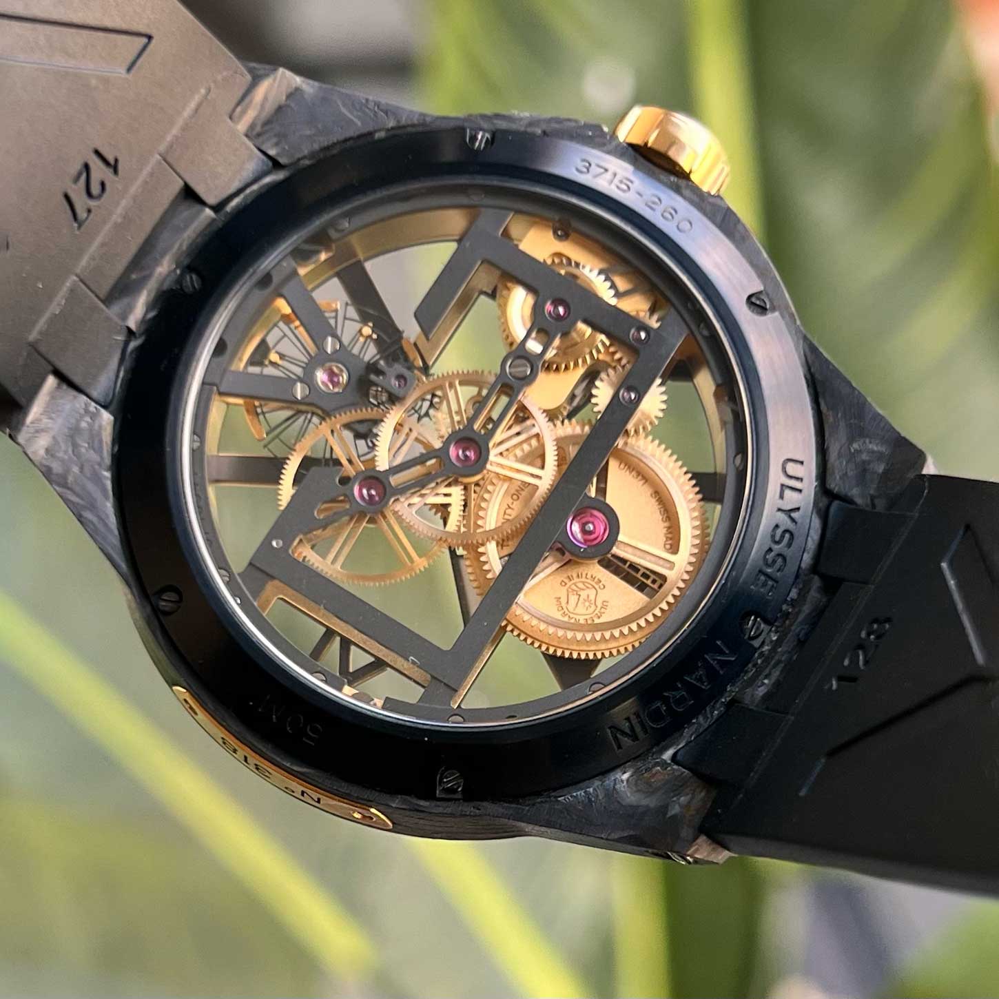 Ulysse Nardin Executive Blast X Carbon Skeleton 18k Rose Gold 3715-260/CARB | Preowned