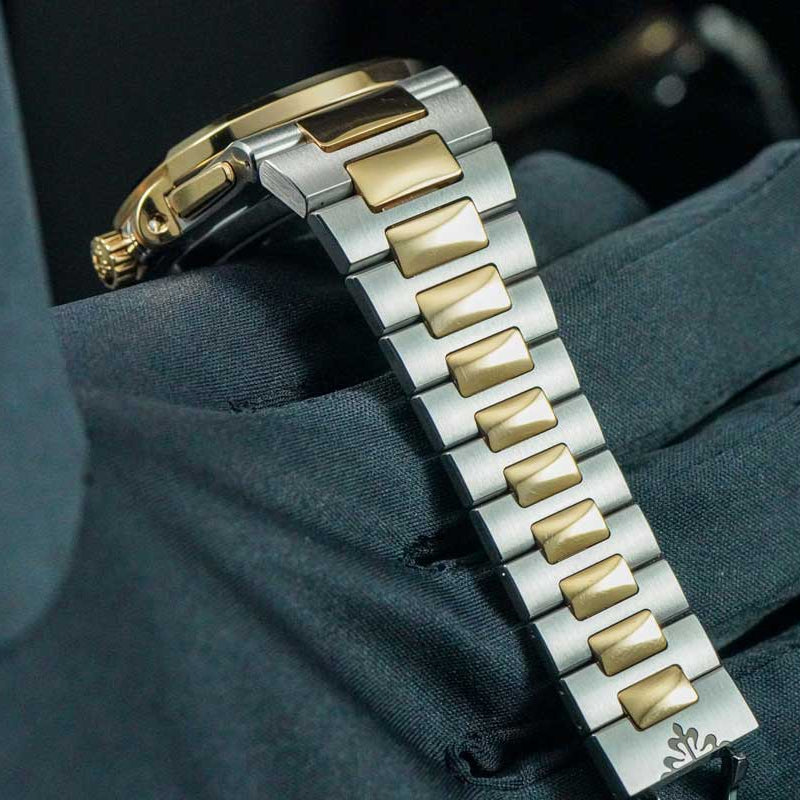 Patek Phillipe Nautilus Flyback Chronograph 5980/1ar Two-tone 18k Rose Gold