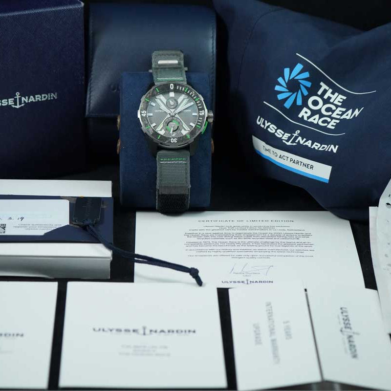 Ulysse Nardin Diver X The Ocean Race 1183-170LE-1A-TOR/0A Box & Papers w/ Receipt