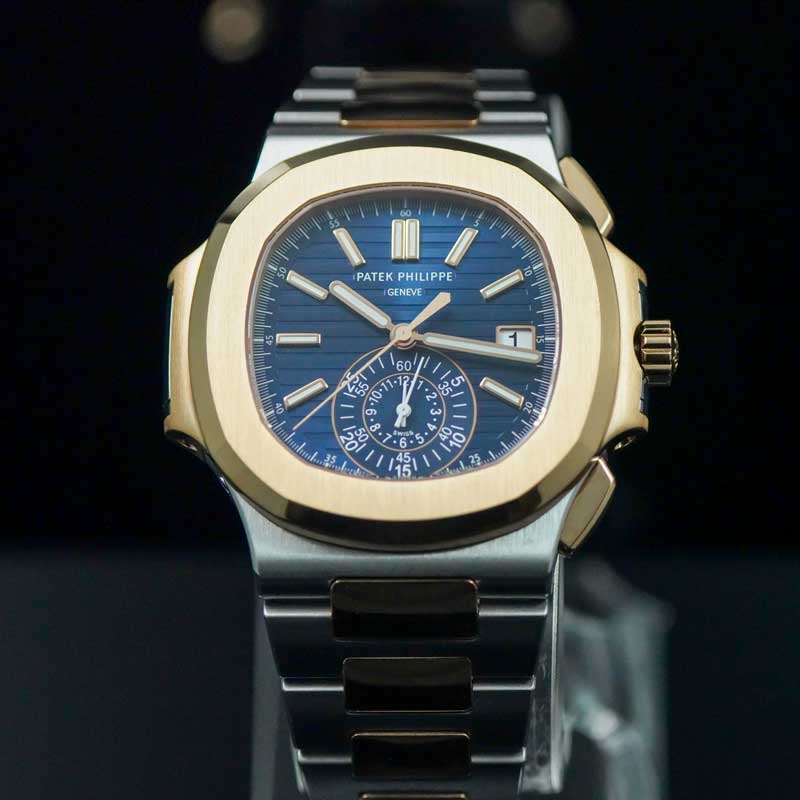Patek Phillipe Nautilus Flyback Chronograph 5980/1ar Two-tone 18k Rose Gold