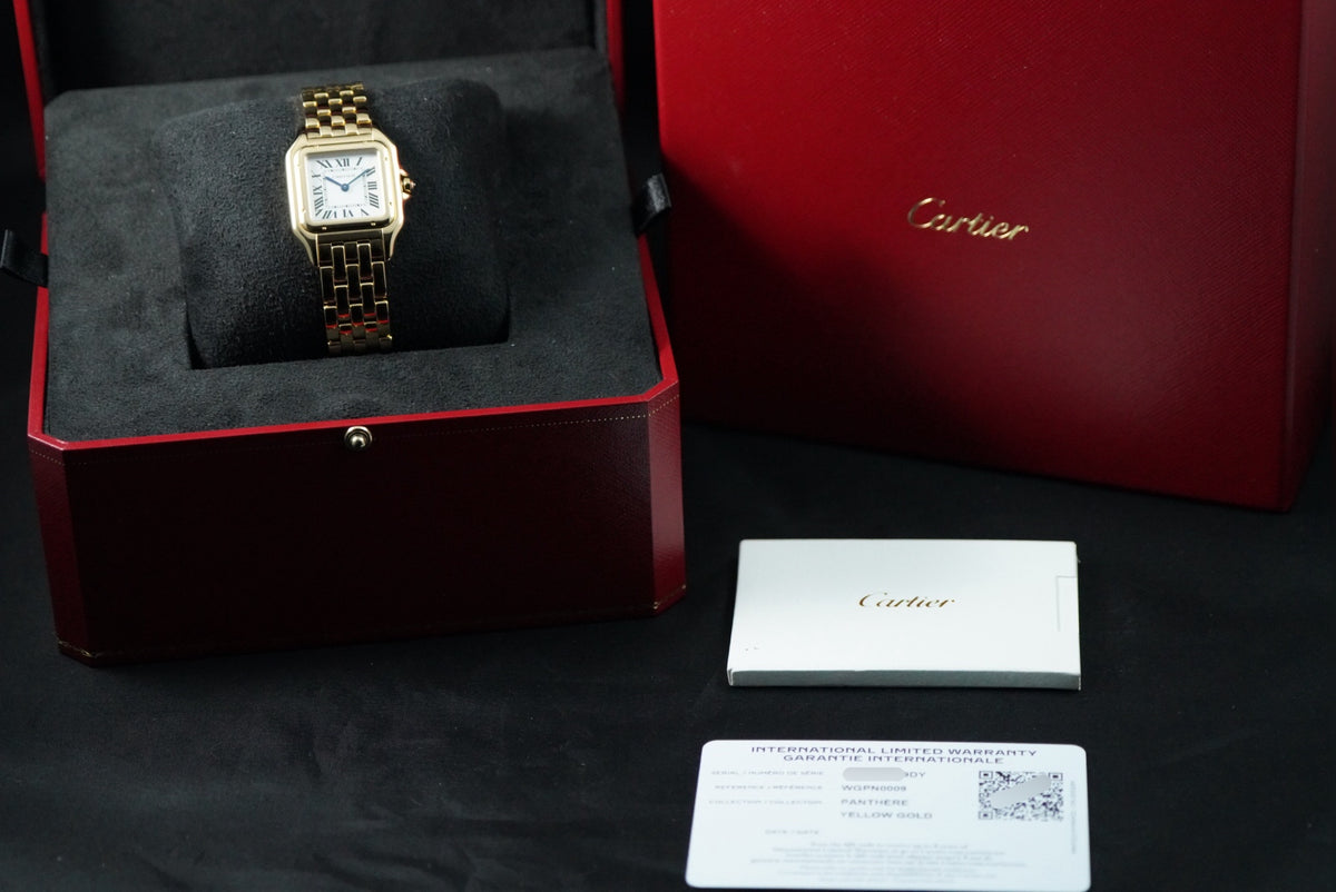 Cartier Panthère Medium 18K Yellow Gold Watch New & Unworn