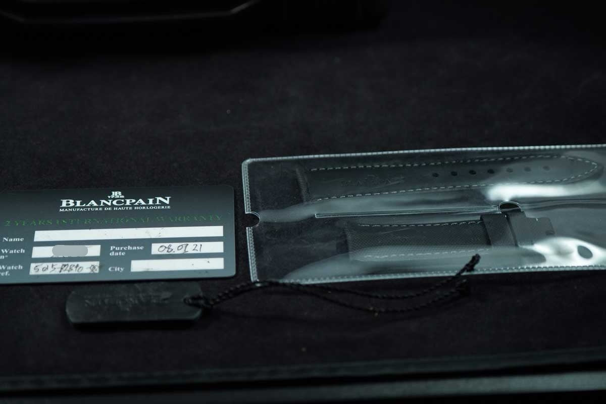 Blancpain Fifty Fathoms Automatique 5015-12B40-O52A – Titanium | Blue Dial | 45mm | Full Set