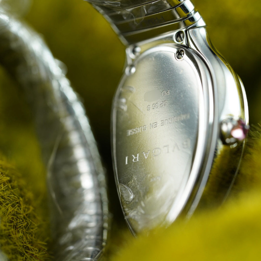 Bvlgari Serpenti SP 35 S 102824 AM Diamonds Single Spiral Black Dial Unworn 2021