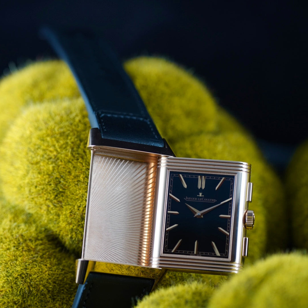 JLC Reverso Tribute Chronograph Q389257J Rose Gold
