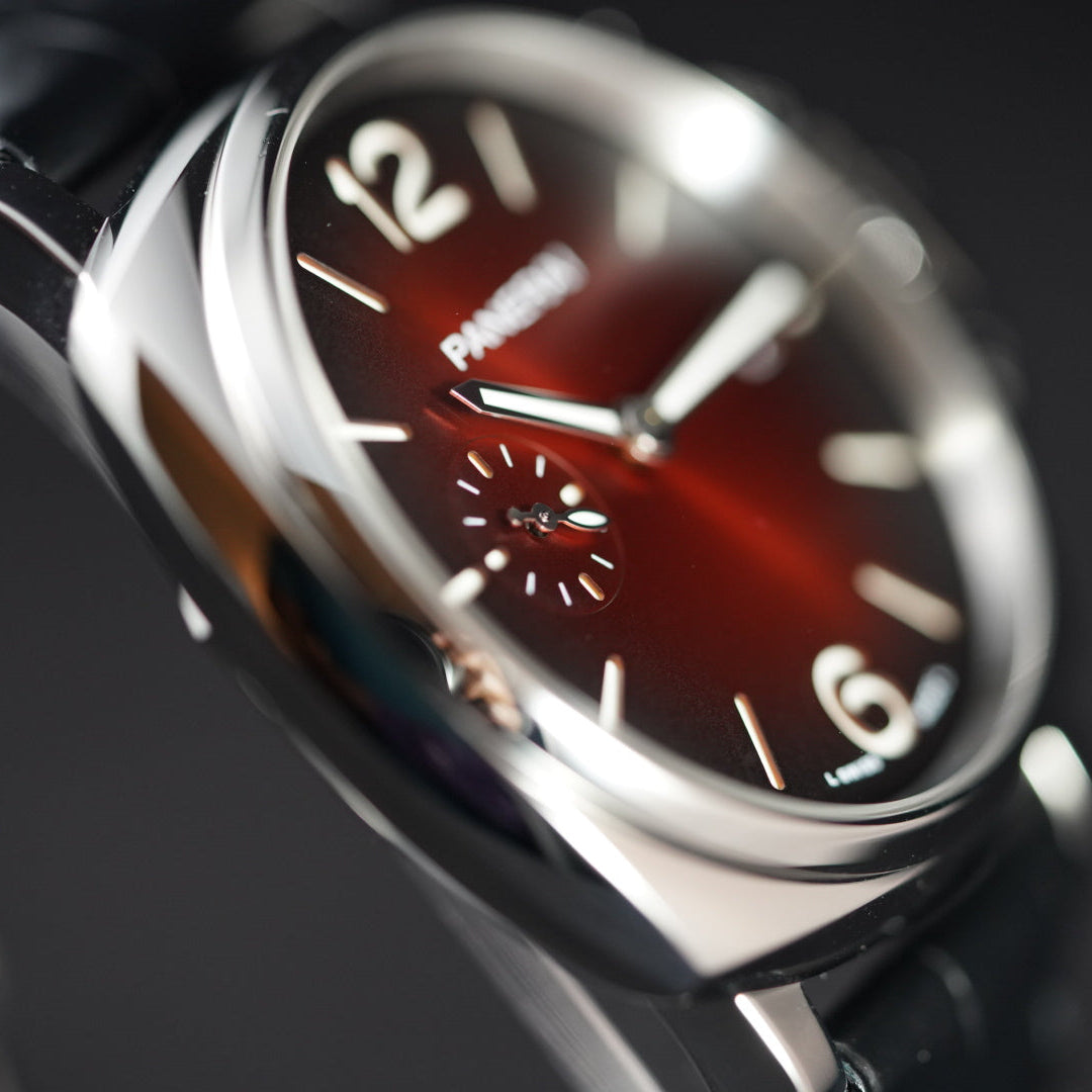 Panerai Luminor Due PAM 1424 PAM01424 42mm Burgundy Dial Box & Papers 2024 | Preowned