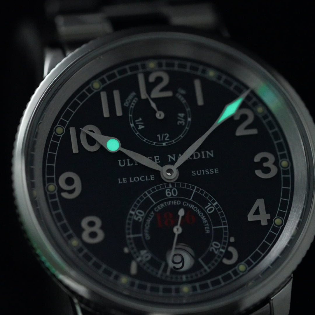 Ulysse Nardin Marine Chronometer 263-22 Blue Dial Rare Complete Box & Papers | Preowned