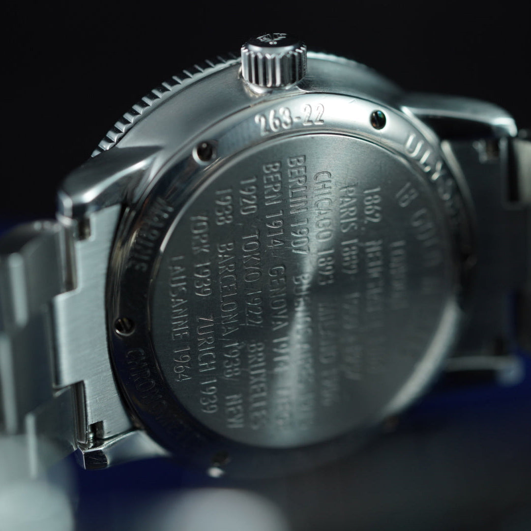 Ulysse Nardin Marine Chronometer 263-22 Blue Dial Rare Complete Box & Papers | Preowned