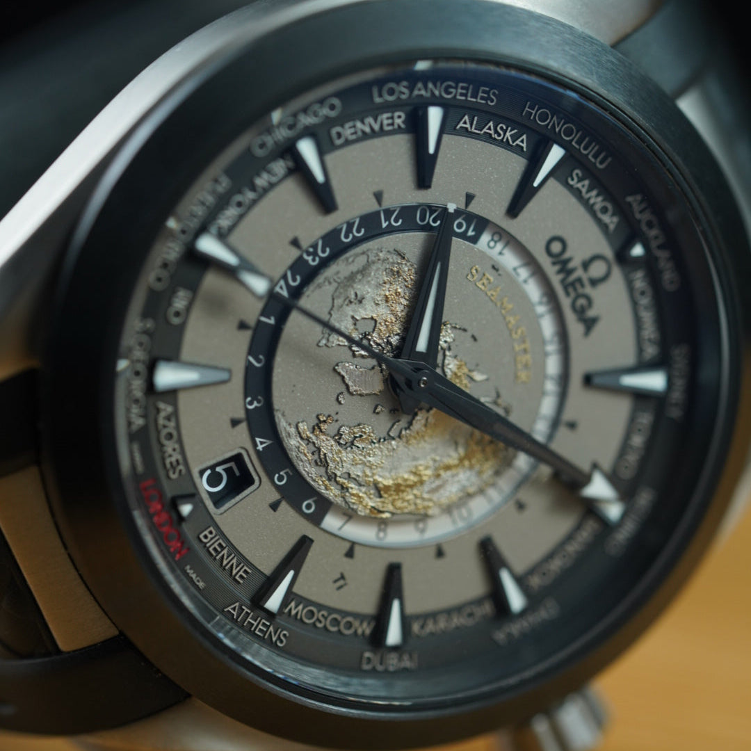 Omega Seamaster Aqua Terra Worldtimer 43mm Titanium 2024 Box & Papers | Preowned