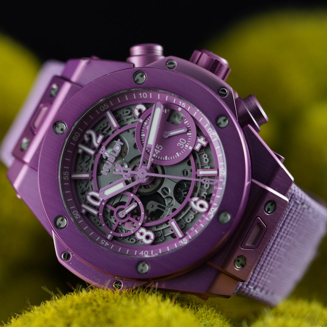 Hublot Big Bang Unico Summer Purple 42mm 441.UL.5820.NR 2022 E-Warranty | Preowned