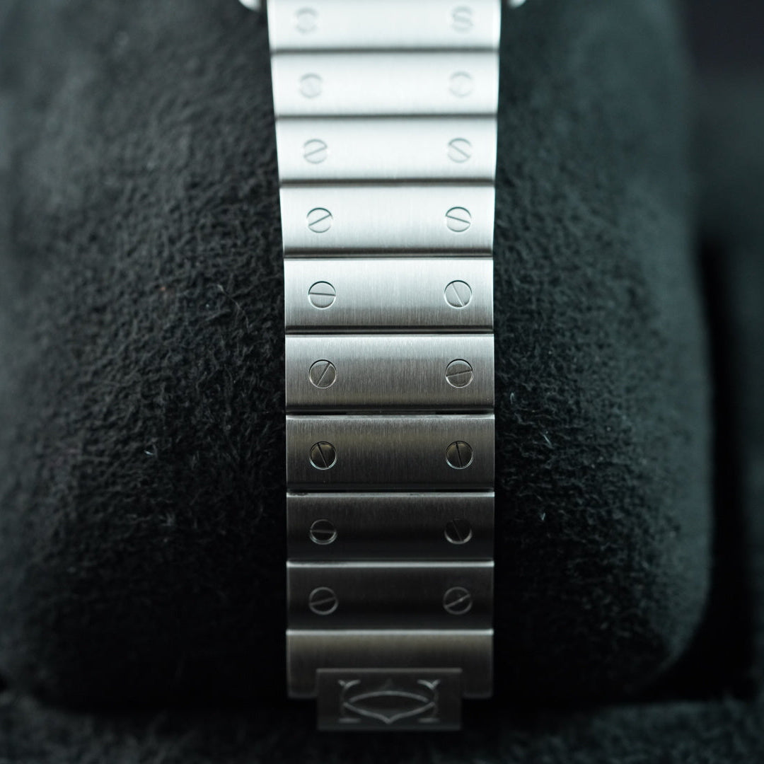 Cartier Santos de Cartier WSSA0062 Large Green Dial Box And Papers | Preowned