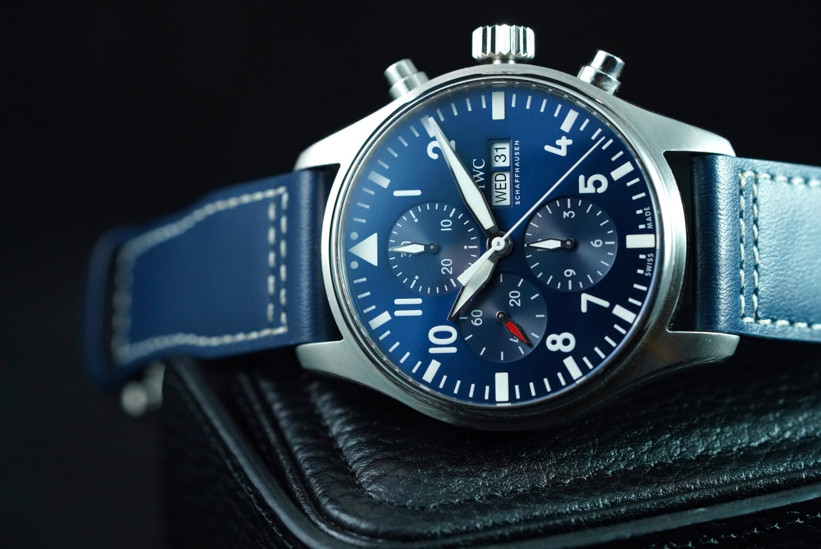 IWC Pilot IW377714 Le Petit Prince Blue Dial 43mm Unworn Strap Box & Papers 2020