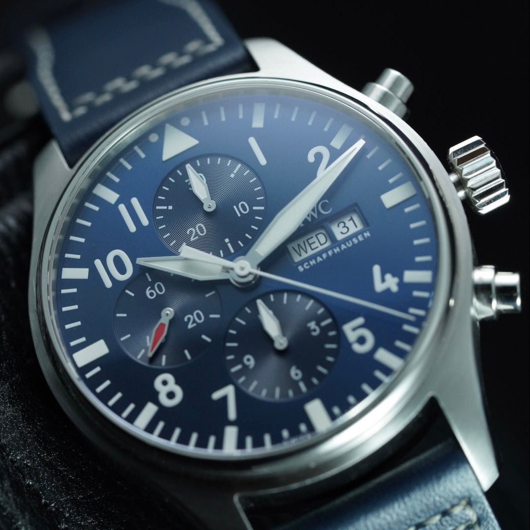 IWC Pilot IW377714 Le Petit Prince Blue Dial 43mm Unworn Strap Box & Papers 2020