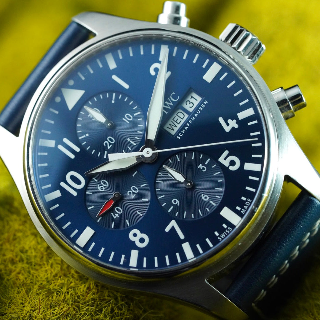 IWC Pilot IW377714 Le Petit Prince Blue Dial 43mm Unworn Strap Box & Papers 2020