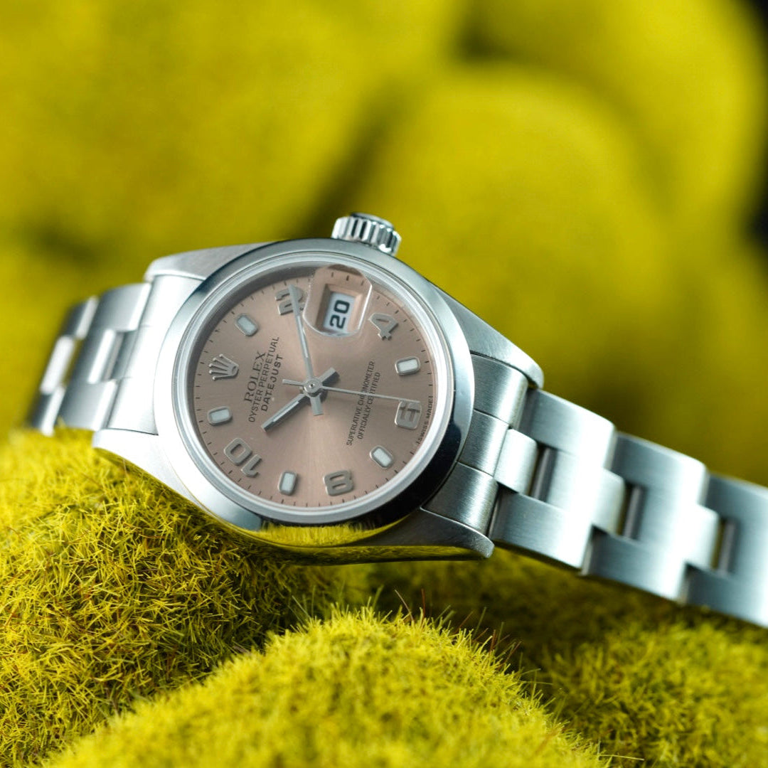 Rolex Datejust Ladies 78240 31mm Stainless Steel Pink Salmon Arabic Dial