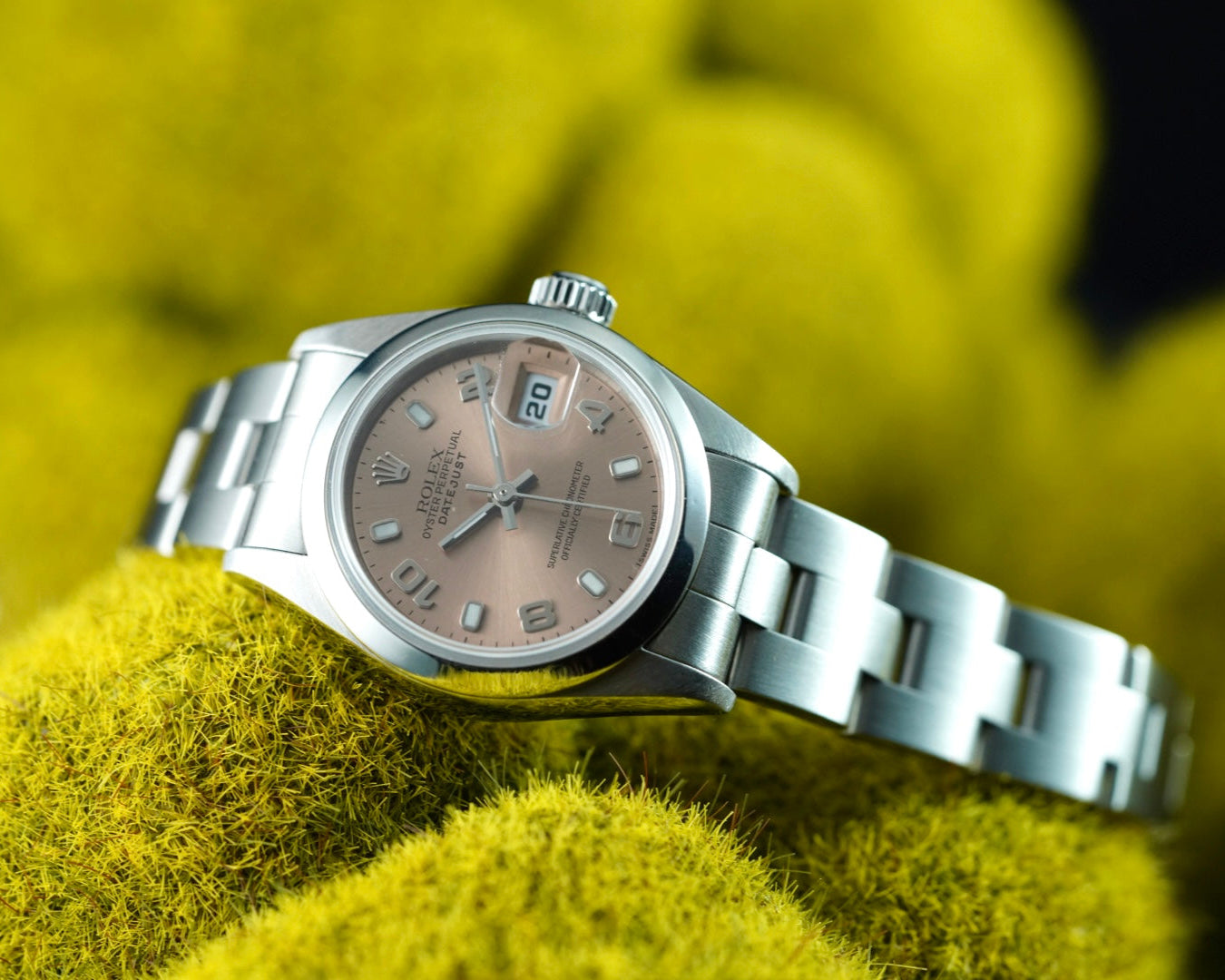 Rolex Datejust Ladies 78240 31mm Stainless Steel Pink Salmon Arabic Dial