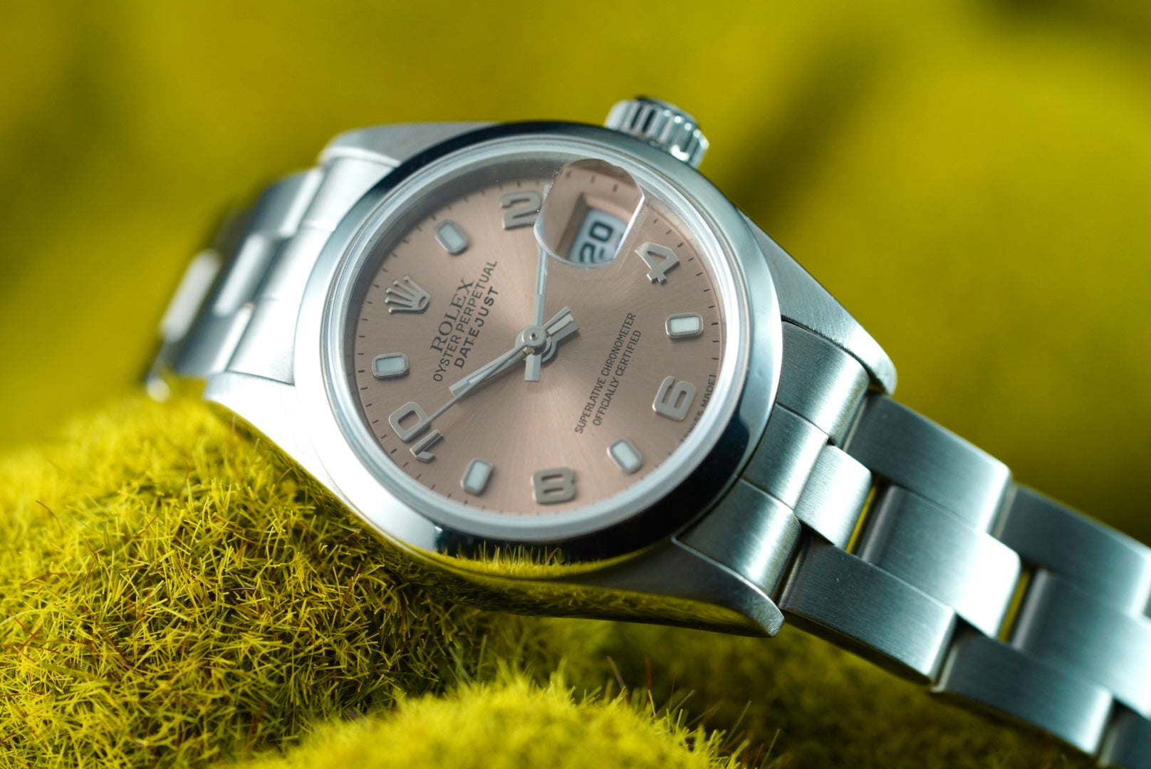 Rolex Datejust Ladies 78240 31mm Stainless Steel Pink Salmon Arabic Dial