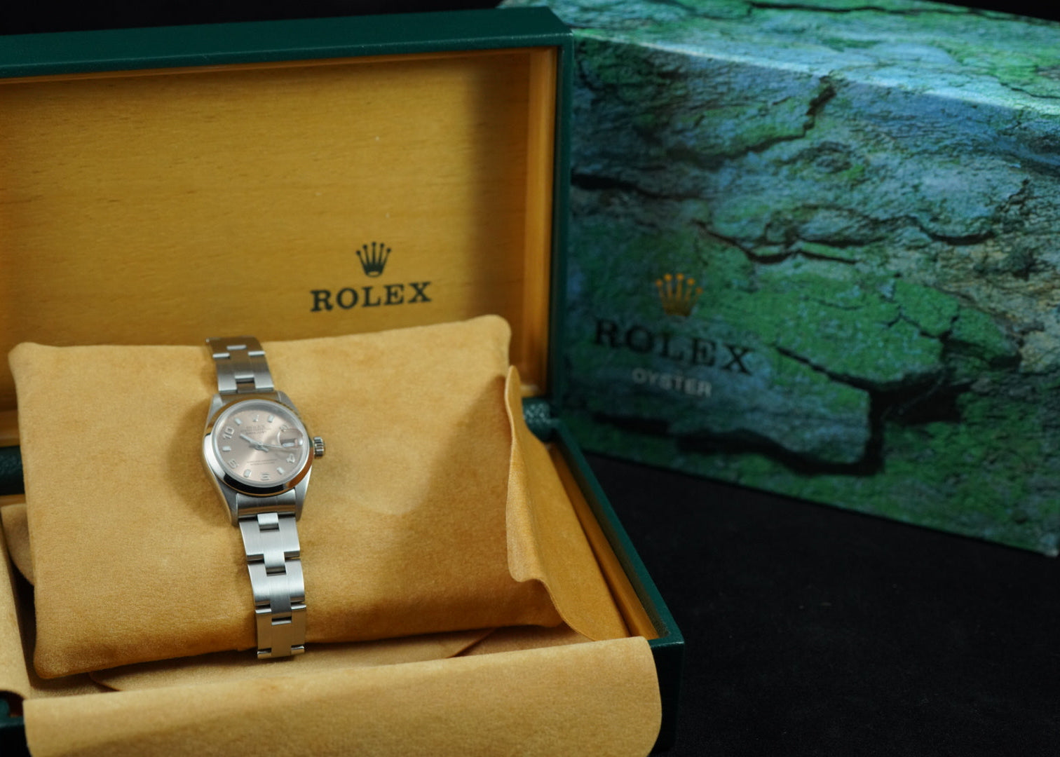 Rolex Datejust Ladies 78240 31mm Stainless Steel Pink Salmon Arabic Dial