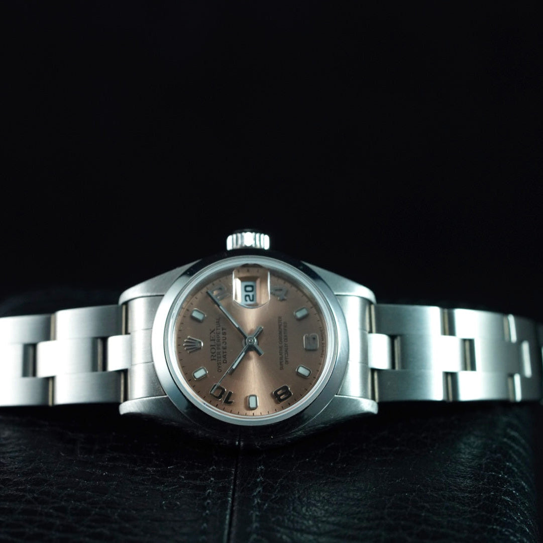 Rolex Datejust Ladies 78240 31mm Stainless Steel Pink Salmon Arabic Dial