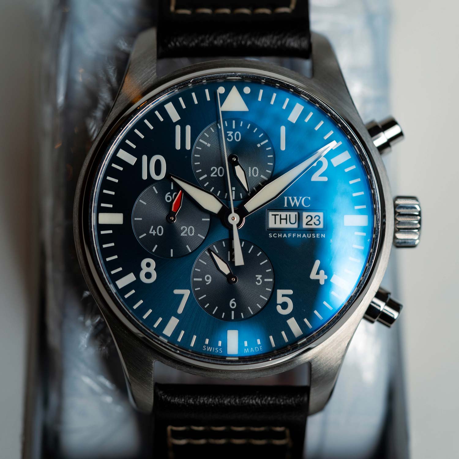 IWC Pilot's IW377714 Le Petit Prince Blue Dial 43mm Box & Papers