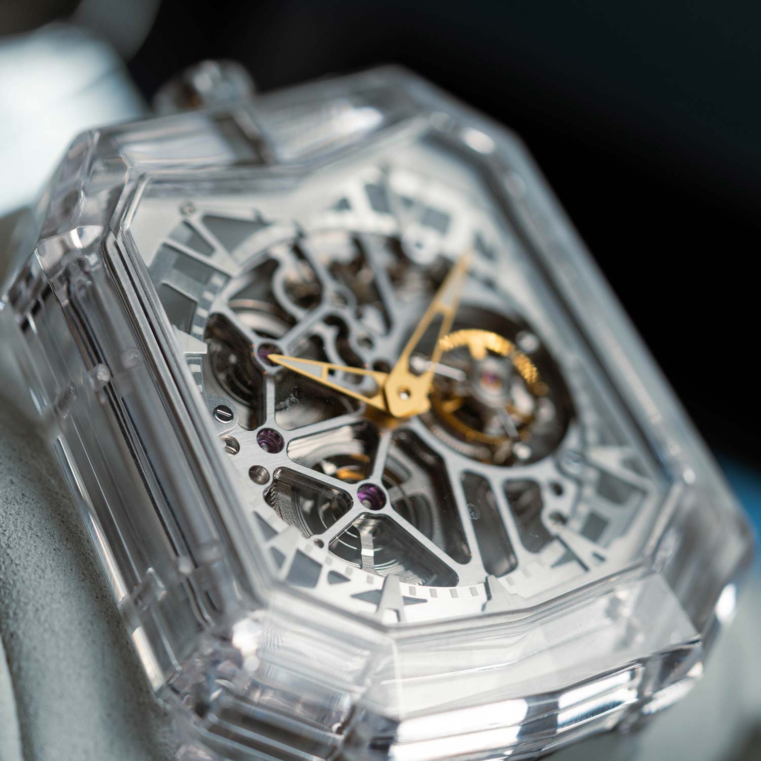 AVENTI A11 Sapphire Tourbillon Skeleton All Sapphire Case | Box & Papers 2022|