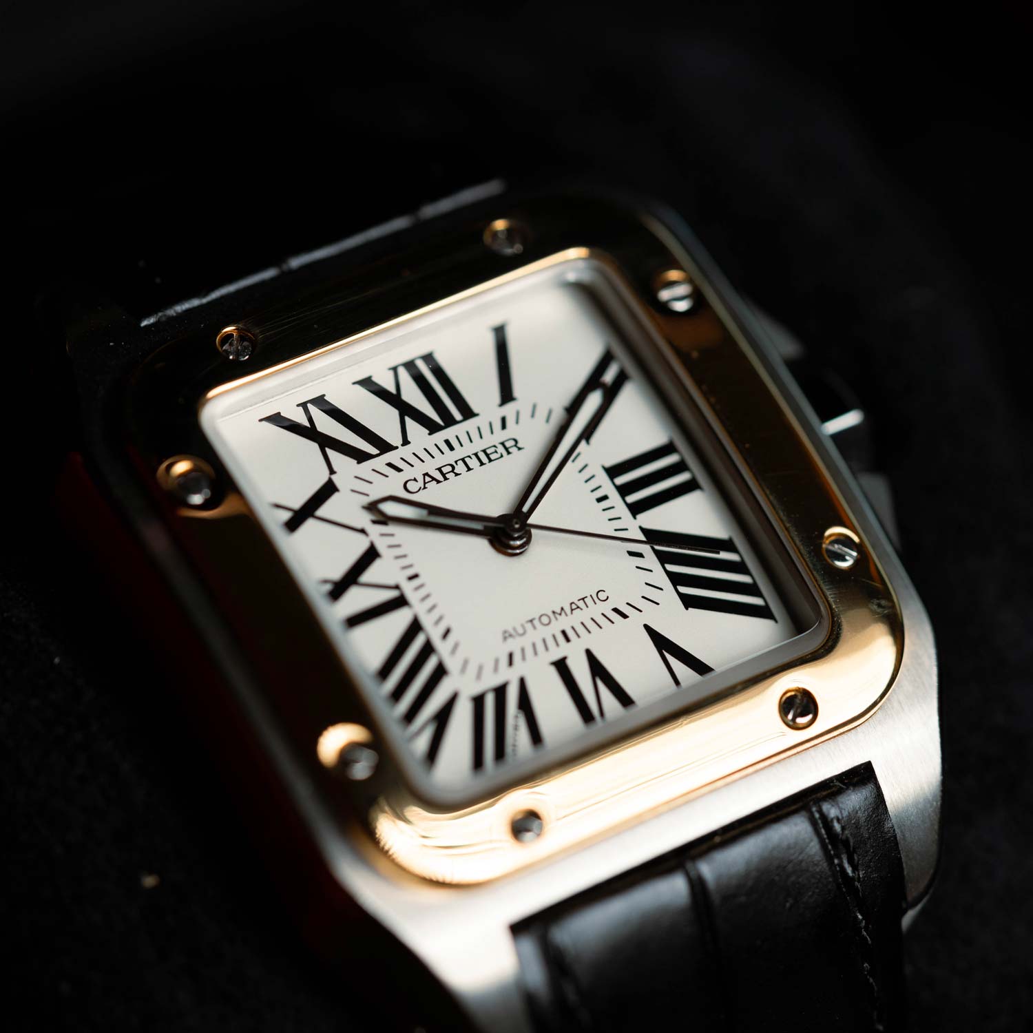 Cartier Santos 100 XL W20072X7 Two-Tone 18K Yellow Gold - Rare 2024 Card