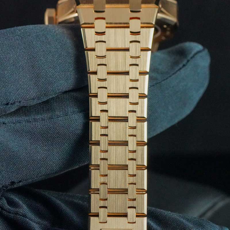 Audemars Piguet Royal Oak 15551or 37mm Rose Gold Blue Dial Factory Diamond Bezel 2026 Box & Papers